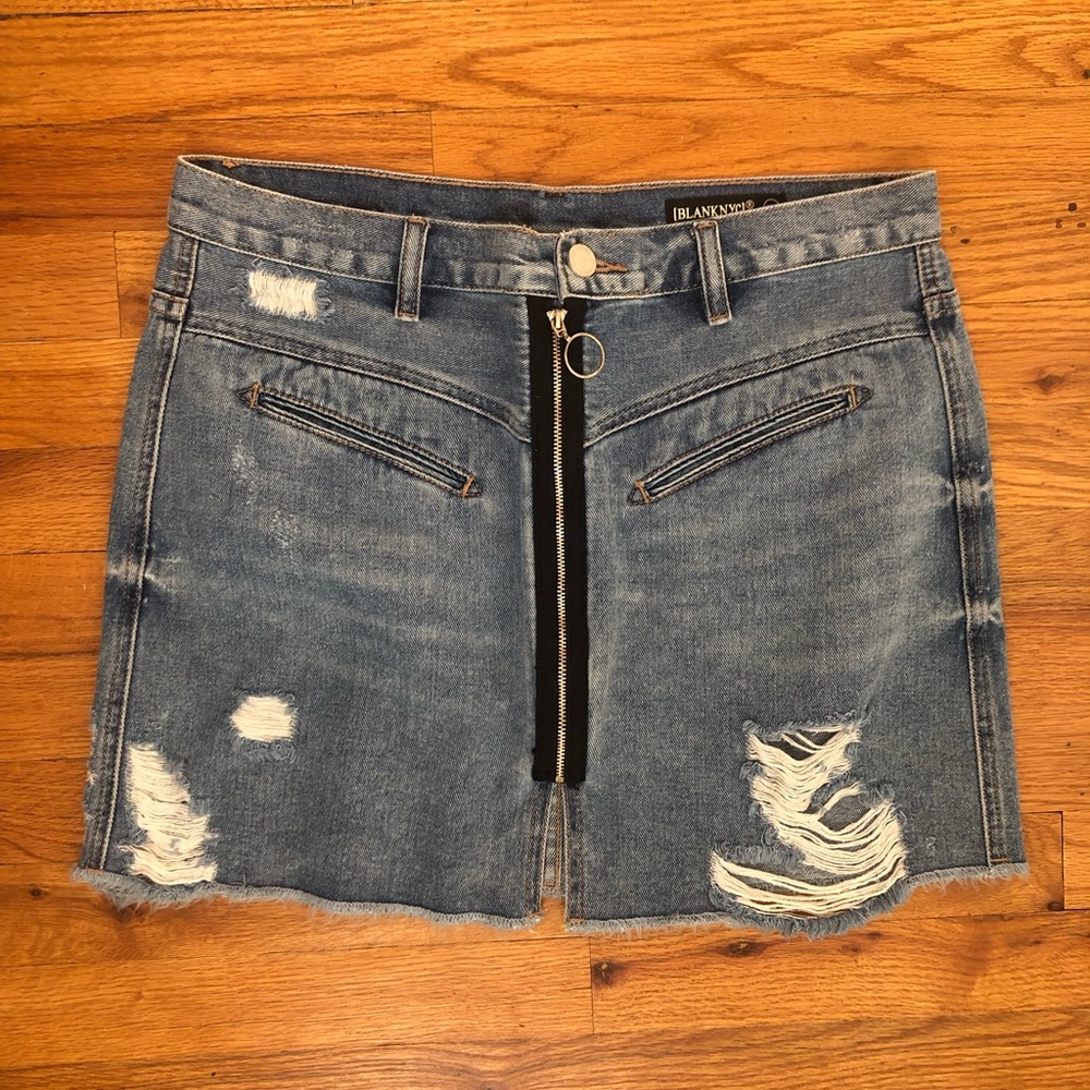 Blanknyc demin skirt